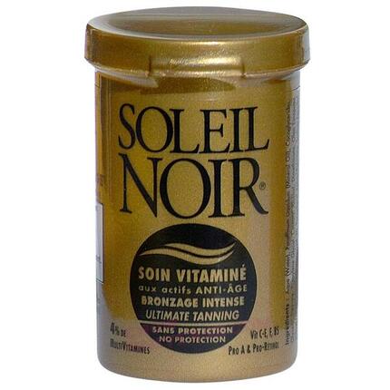 Crèmes Solaires SOLEIL NOIR Soin vitaminé Bronzage intense - 20 ML