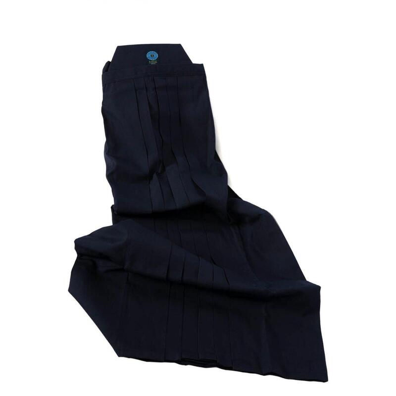 Hakama d'aïkido bleu