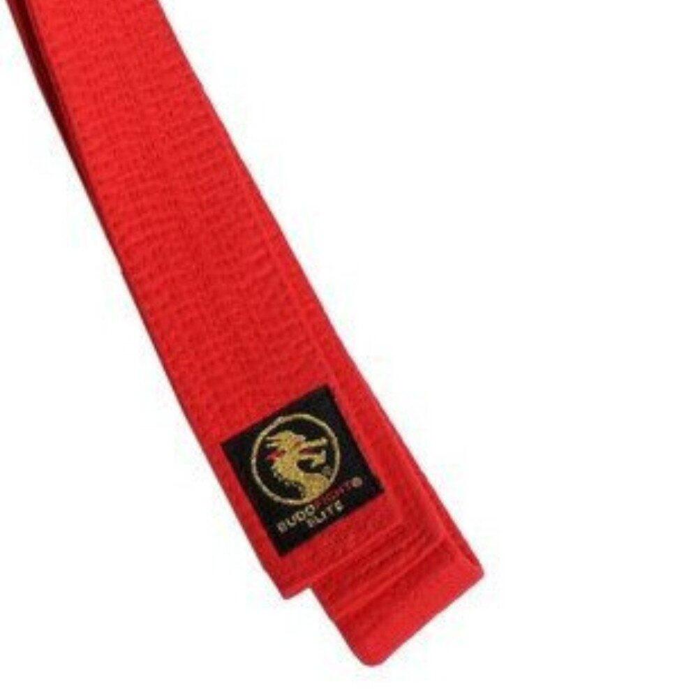 Cinturón de karate Élite rojo 2/3