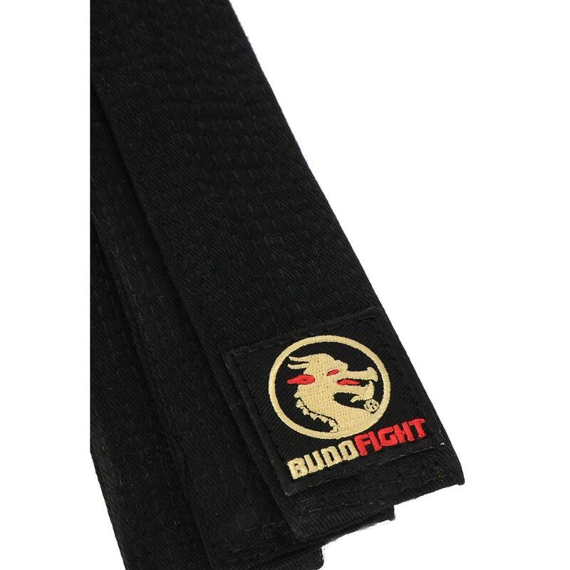 Ceinture de judo piquée noire