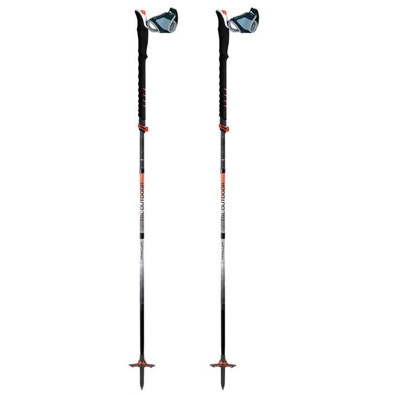 TSL Bastoncini da trekking in carbonio TSL Connect 5 Cross St - Swing