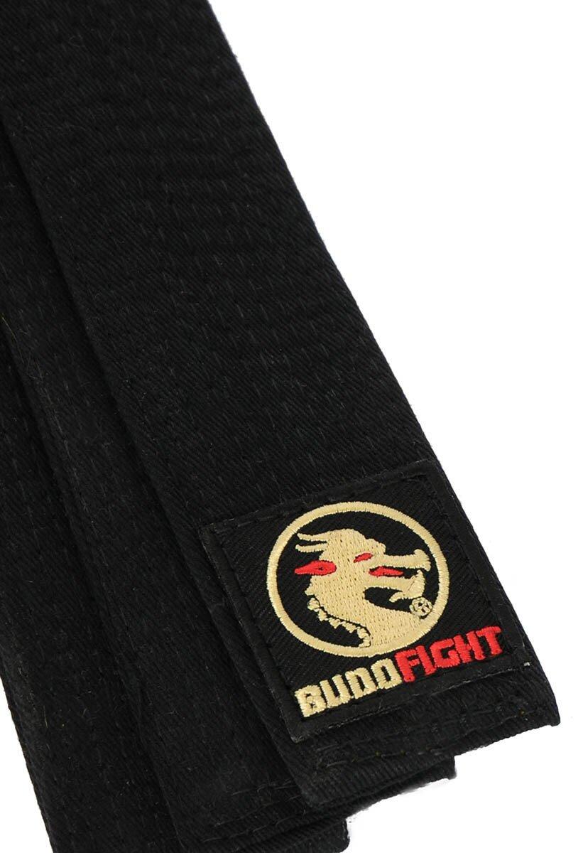 Schwarze gestickte Judo-Gürtel 2/3
