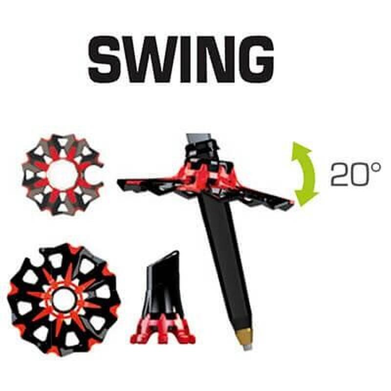 Bâtons de Randonnée TSL CONNECT CARBON 3 Cross ST - Swing