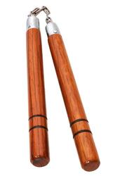 Nunchaku à chaîne en bois