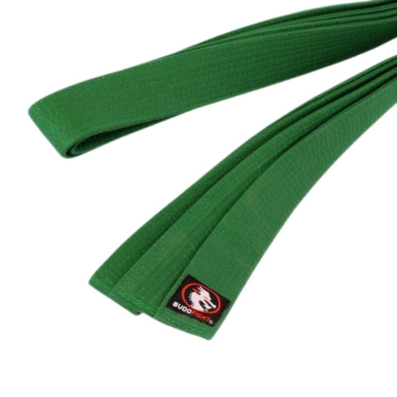 Ceinture de karaté piquée verte