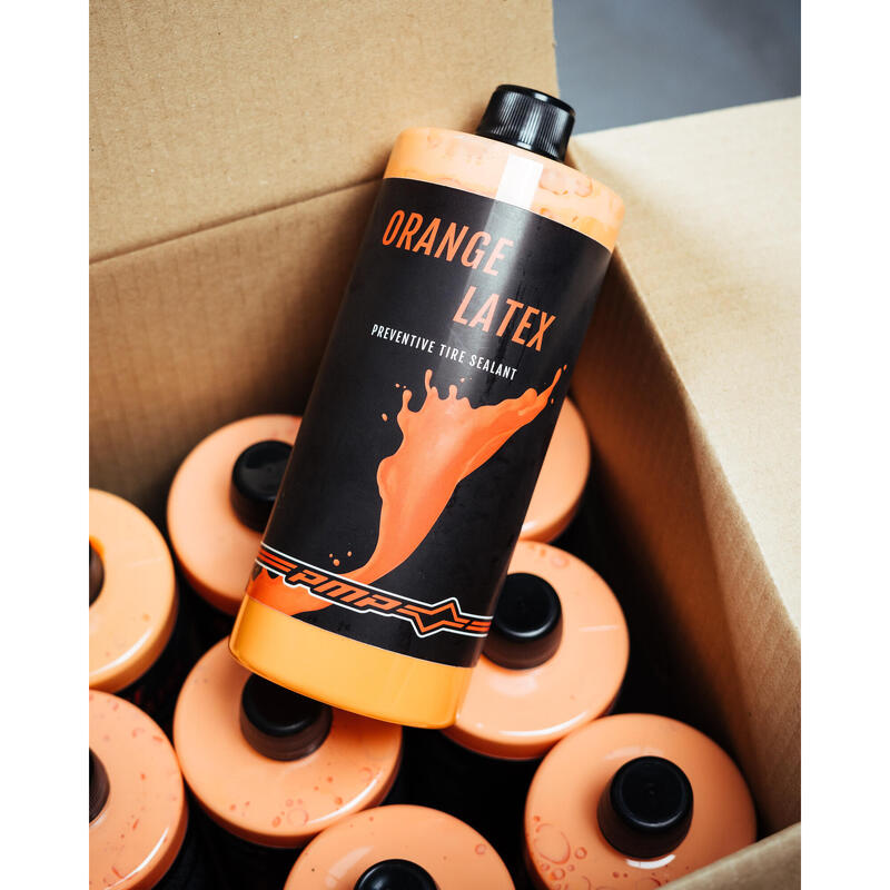 Liquide préventif d'étanchéité anti-crevaison tubeless - PMP orange latex