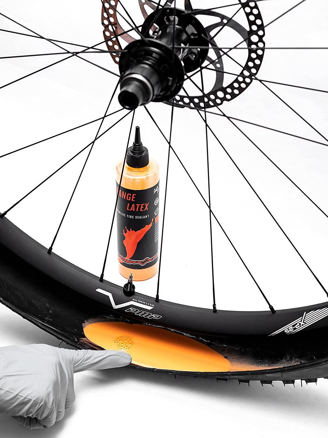 Liquide préventif d'étanchéité anti-crevaison tubeless - PMP orange latex 6/7