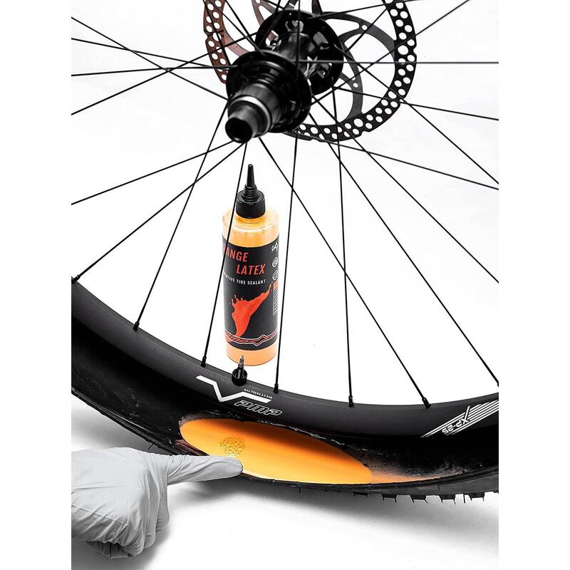 Liquide préventif d'étanchéité anti-crevaison tubeless - PMP orange latex