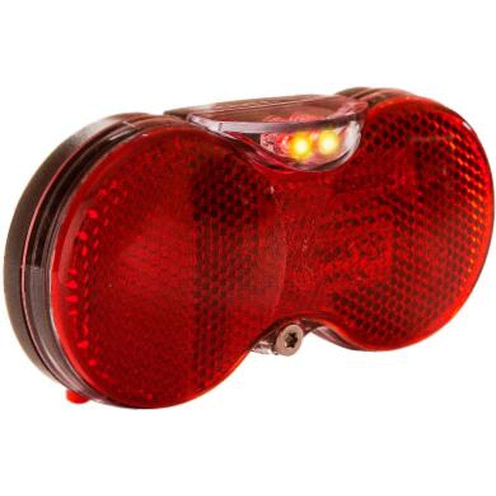 HERRMANS luce posteriore per bicicletta a batteria su portapacchi Herrmans H-Vision