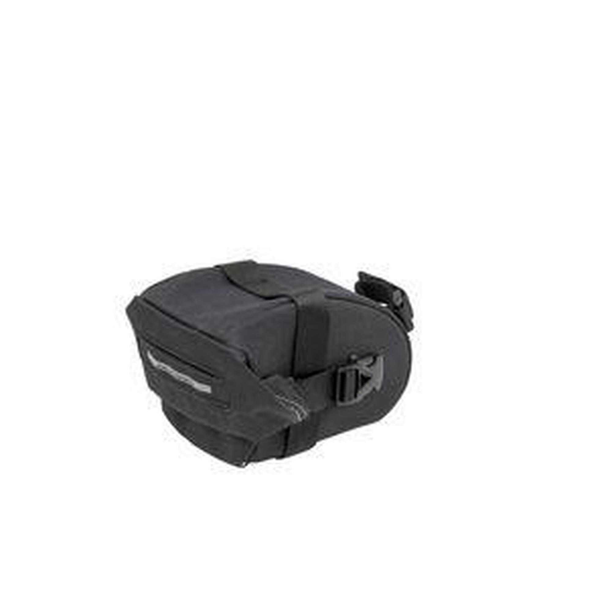 Zadeltas sports saddle bag 0,9 liter 17 x 10 x 9 cm - zwart
