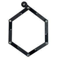 Axa newton fl90k vouwslot - 90cm - art 8 - zwart