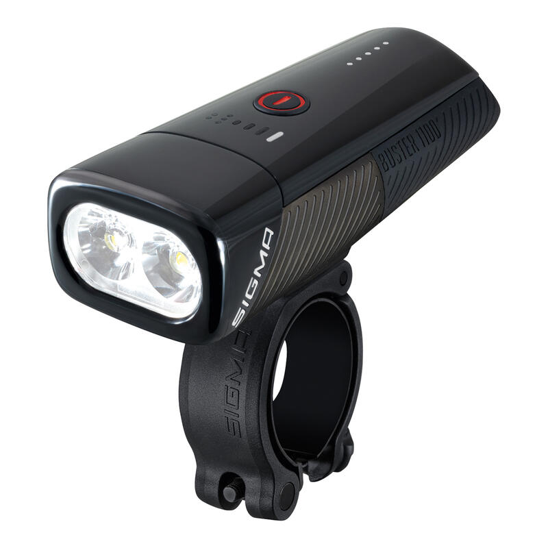 Luz Bicicleta Delantera 2 Funciones/4 Led Gris JY-180 Forza