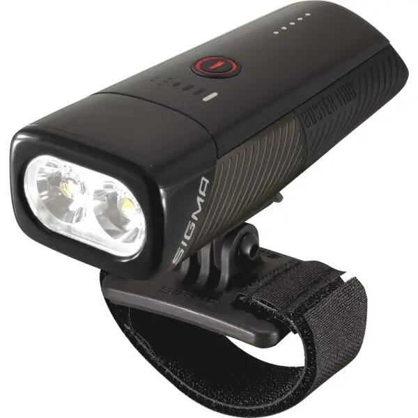 Sigma Buster 1100L Headlight with helmet mount 1/4