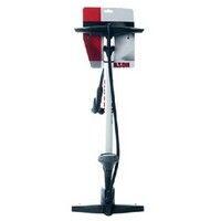 Hogedruk Fietspomp met Manometer 61 cm in Wit