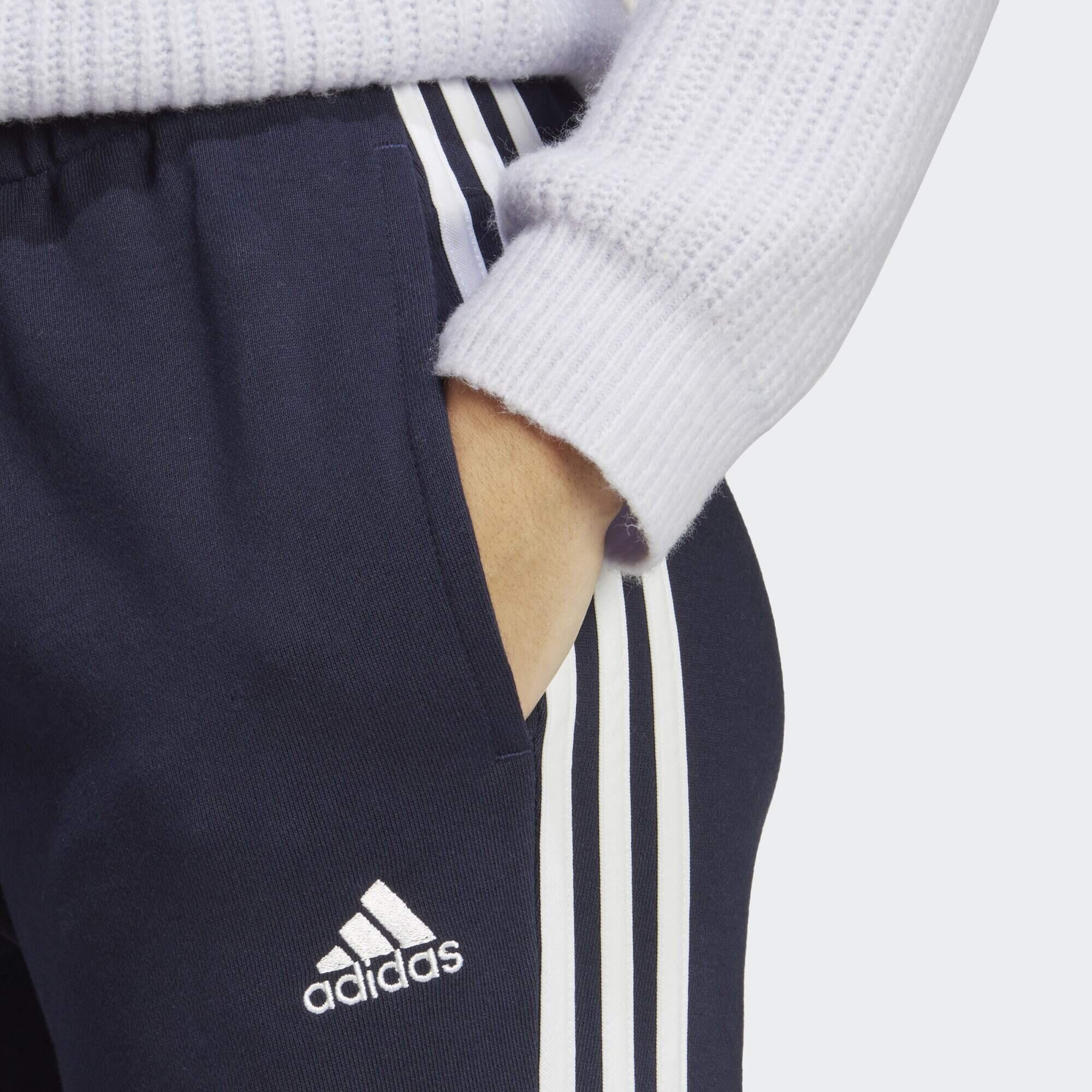 Essentials 3-Stripes French Terry Cuffed Pants 4/5