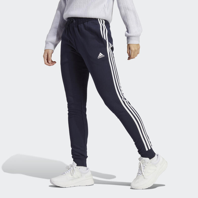 Essentials 3-Stripes French Terry Cuffed Broek