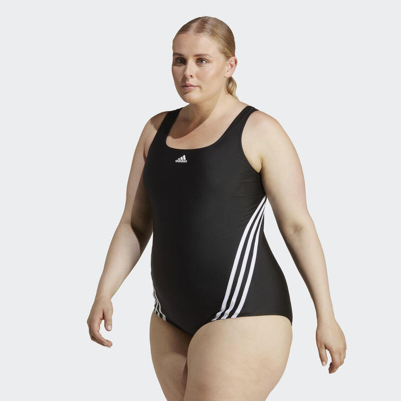 3-Stripes Swim Suit (Plus Size)