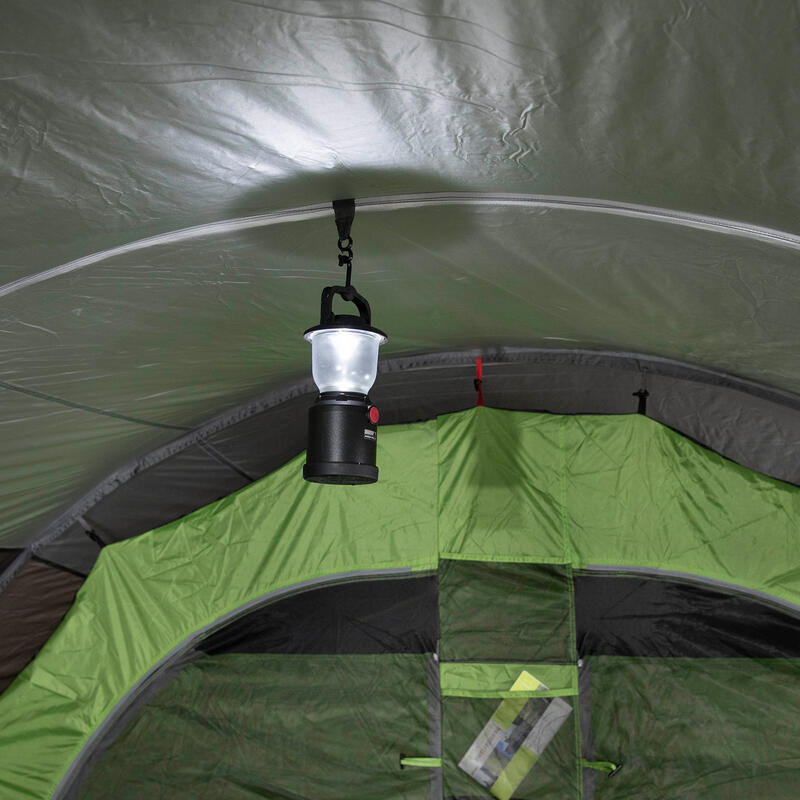 Bolzano 6 persoons familietent XL tunneltent festivaltent vestibule groot