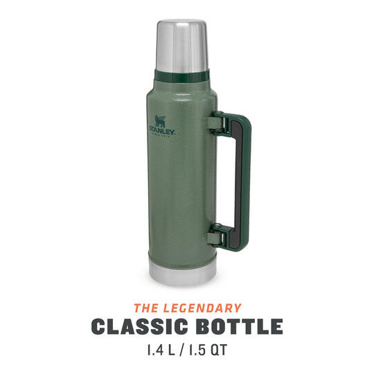 Thermosfles 'Classic' - 1,4L Wandelen Fietsen - Dubbelwandige Vacuüm Isoleerfles 3/8