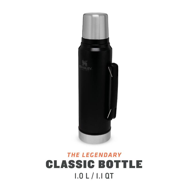 Bouteille Isotherme 'Classic' 1L - Trek Vélo - Thermos - Chaud/Froid Pendant 24H