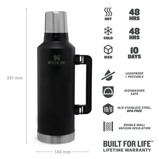 Bouteille Isotherme 'Classic' 1L - Trek Vélo - Thermos - Chaud