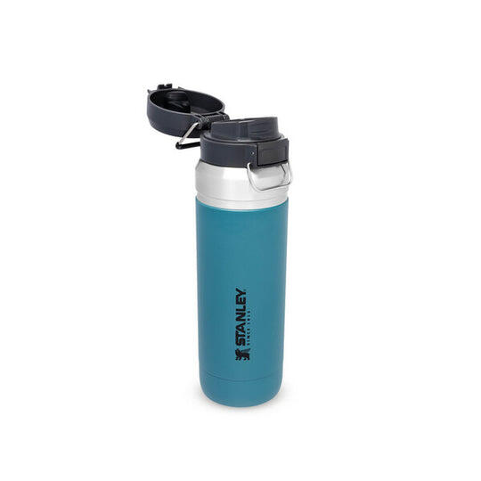 Gourde Isotherme 1L - Bouteille D'Eau Fitness Trek - Couvercle À Bouton-Poussoir