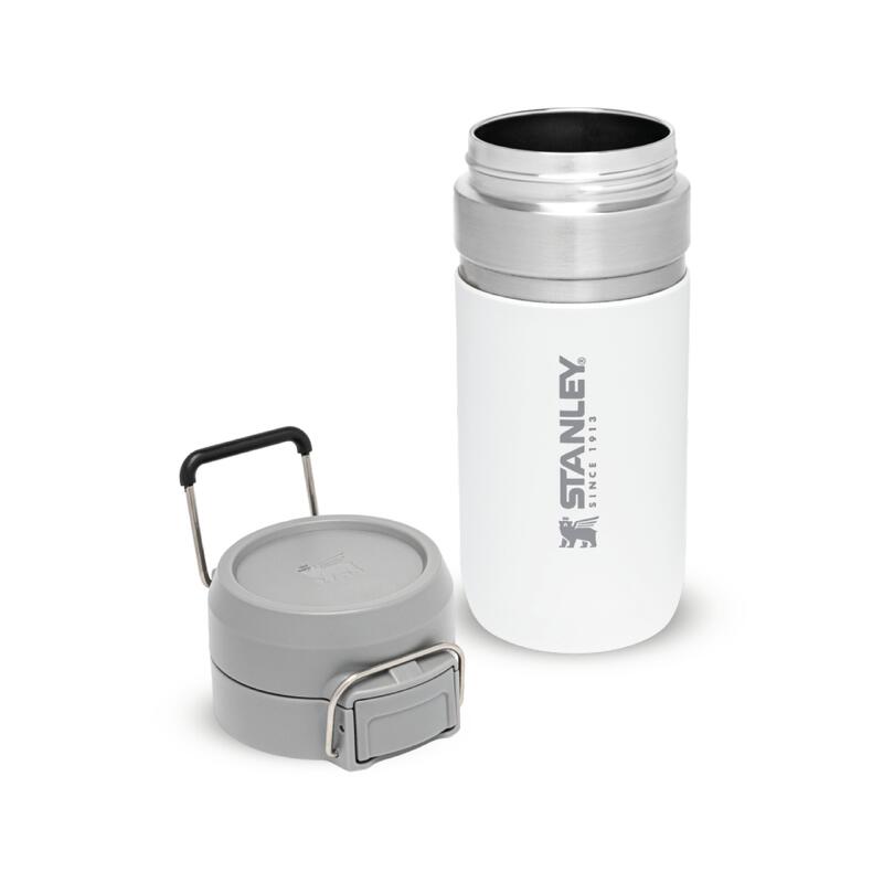 Gourde Isotherme 0,47L Bouteille D'Eau Fitness Trek Couvercle À Bouton-Poussoir