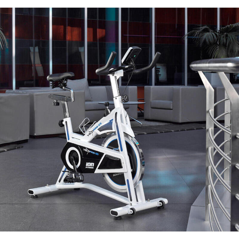 Bicicleta Ciclismo Indoor - cardio - Velopro GS blanca