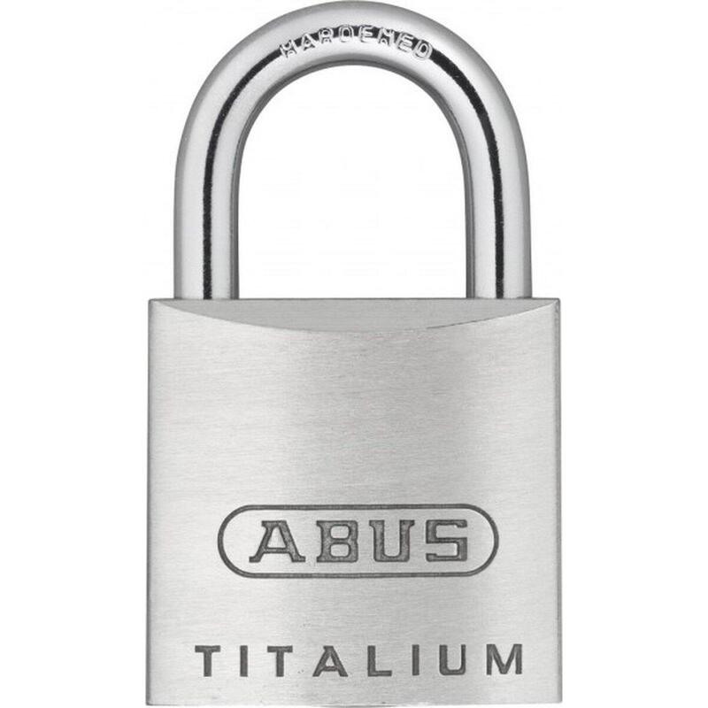 Abus Titalium Vorhängeschloss 20mm - Grau, 64TI/20, 3cm