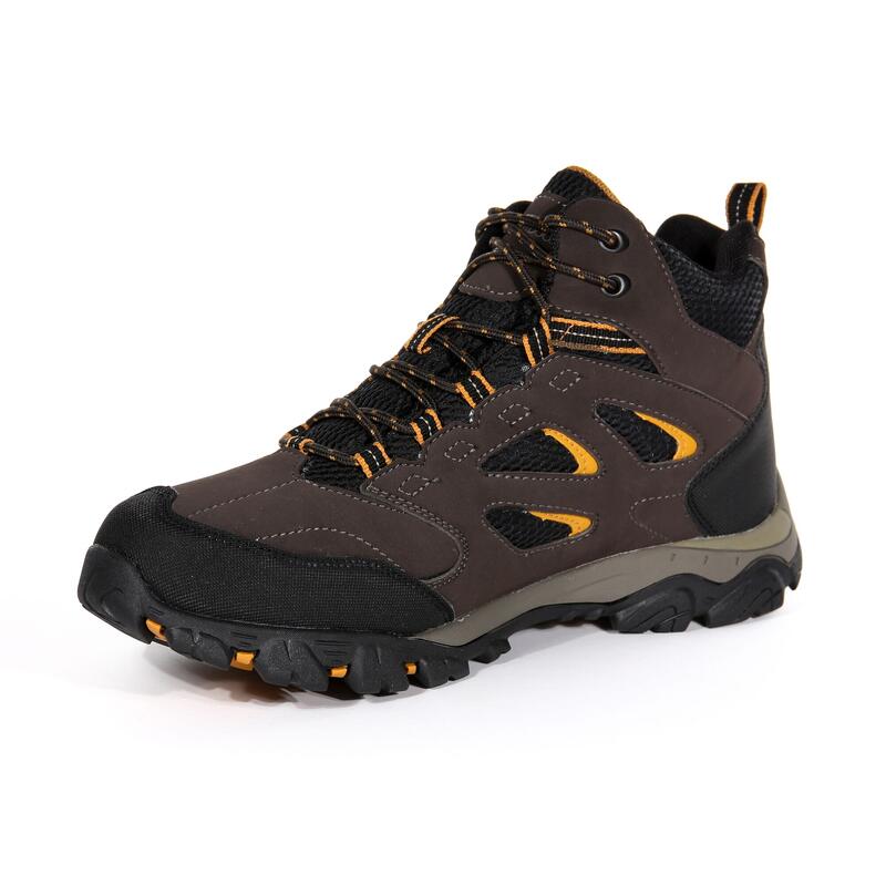 Holcombe IEP Heren Hiking Halfhoge Wandelschoenen - Bruin / grijs