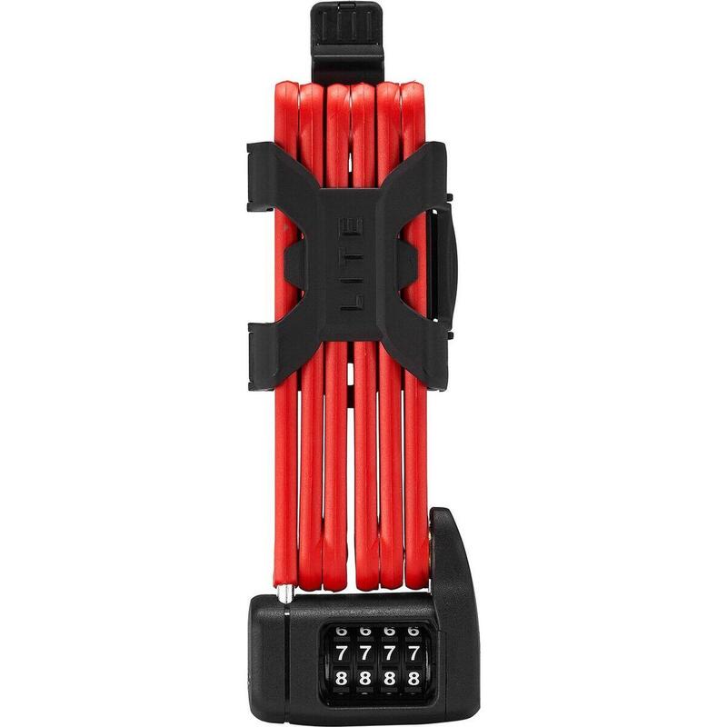 Abus Bordo Combo Lite 6055C 85 Serrure Pliable - Rouge - 85 cm
