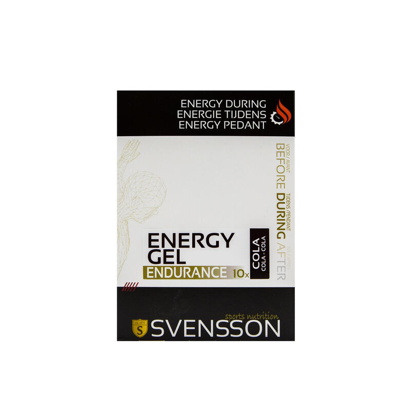 Svensson Energy gel Box 10 + 2 pcs - Gel énergétique avec électrolytes - Cola