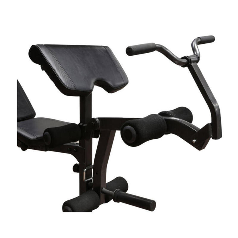 Banc multi-positions - musculation acier - MD857 noir