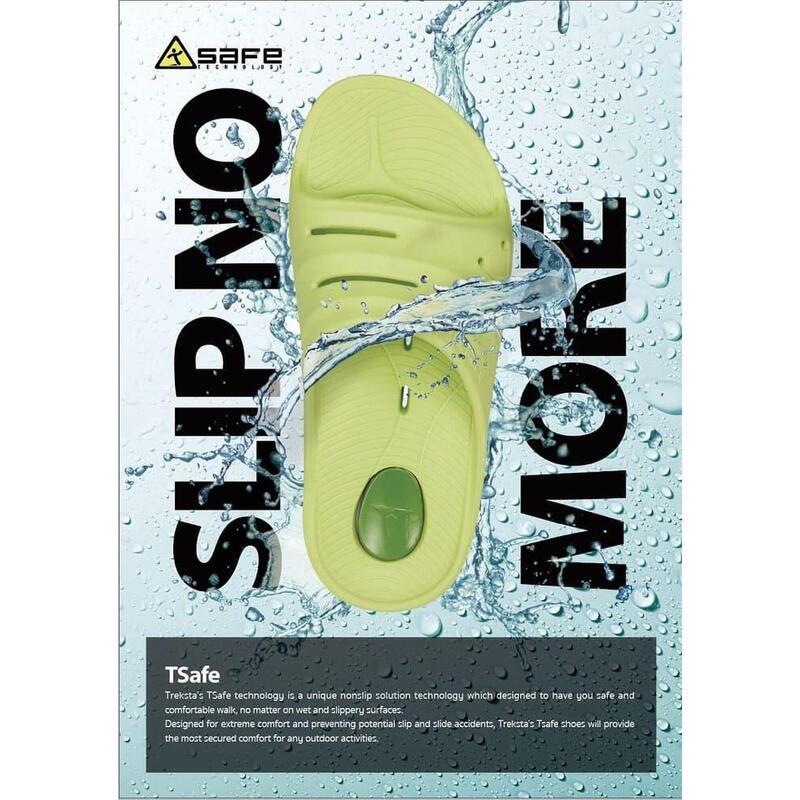 Tsafe 201 Unisex Non-slip Swimming Pool Clogs - Light Grey