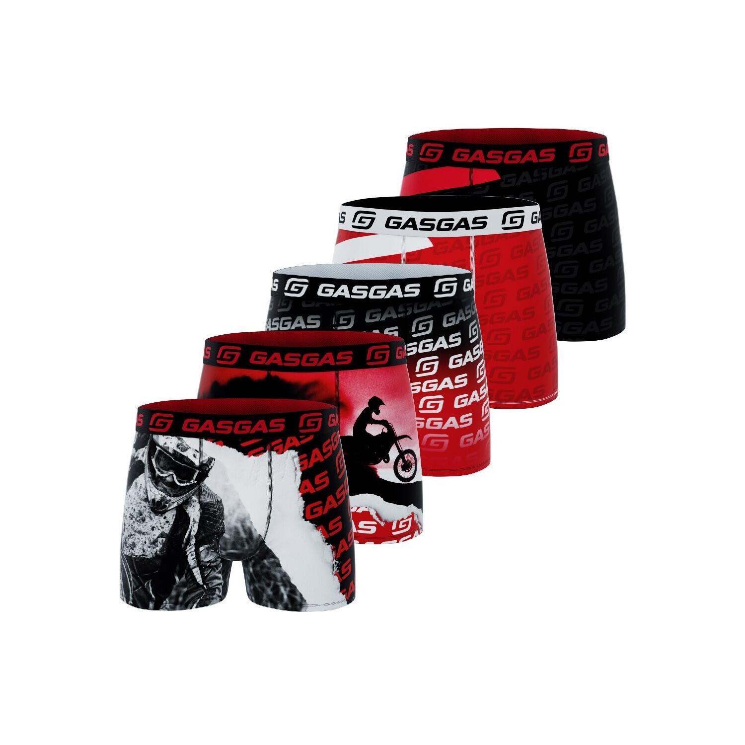 Lot de 5 Boxers homme GASGAS Decathlon