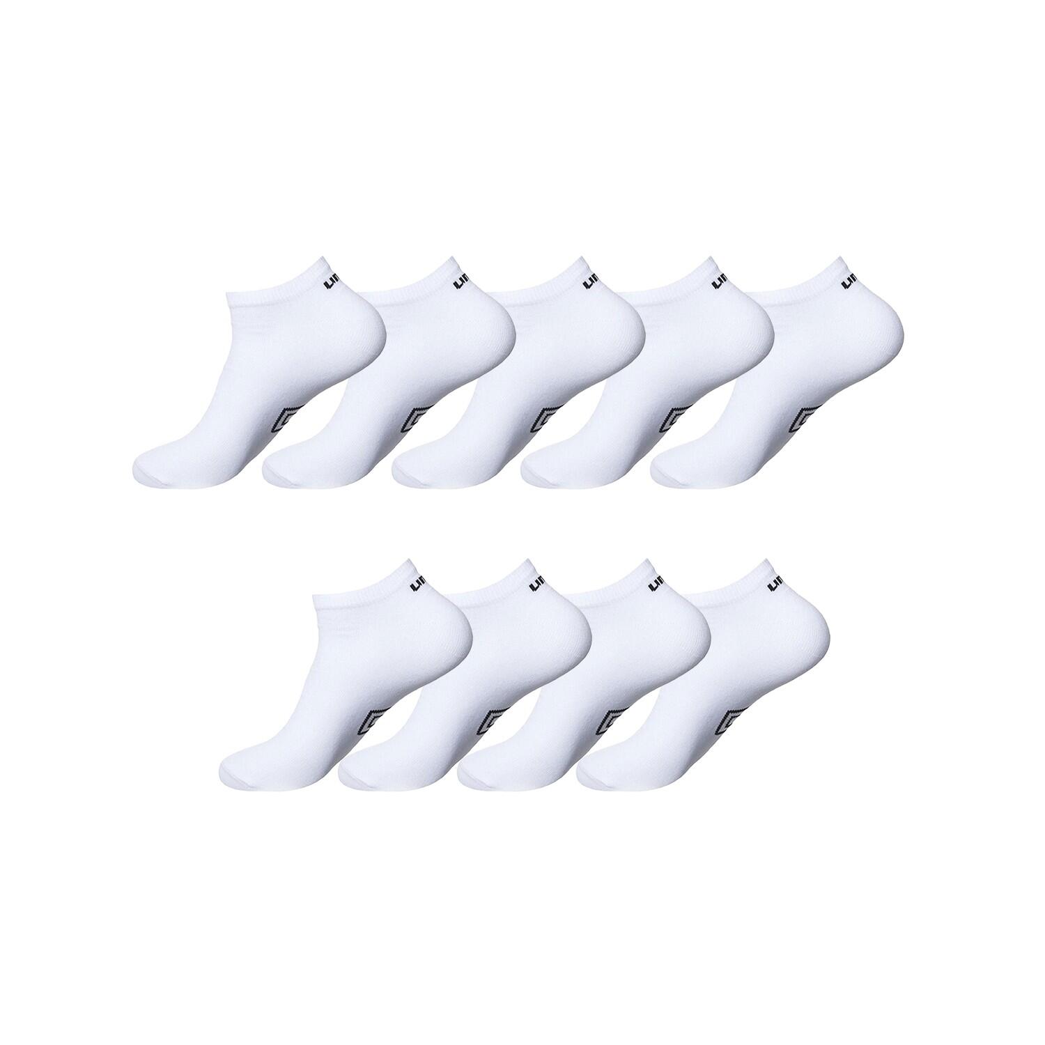 Lot de 9 Paires de Chaussettes Sneackers Blanc 43/46 1/5