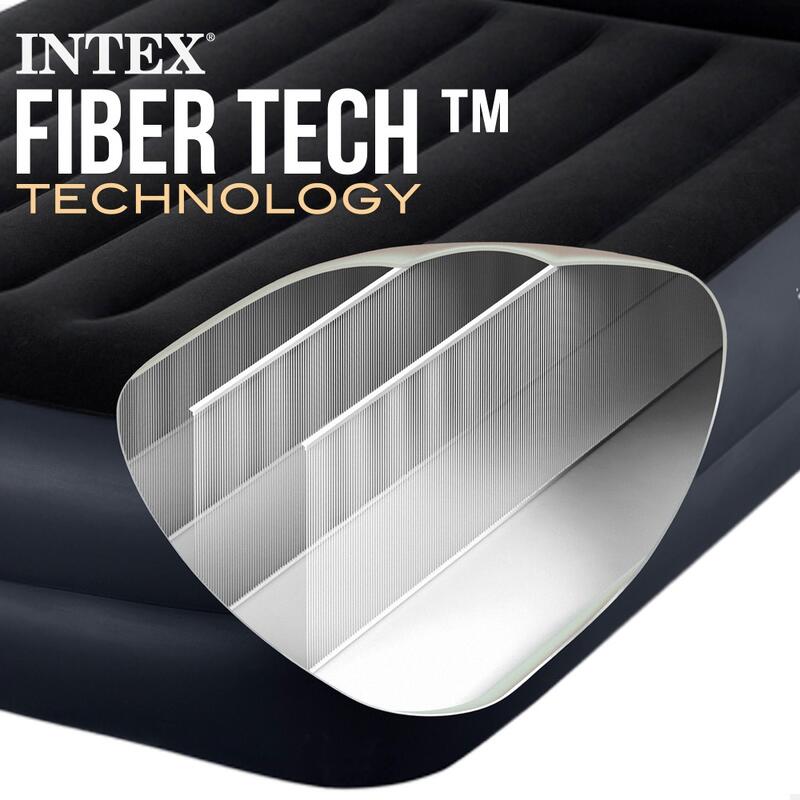 Colchón hinchable Intex dura-beam standard pillow rest - 152x203x42 cm