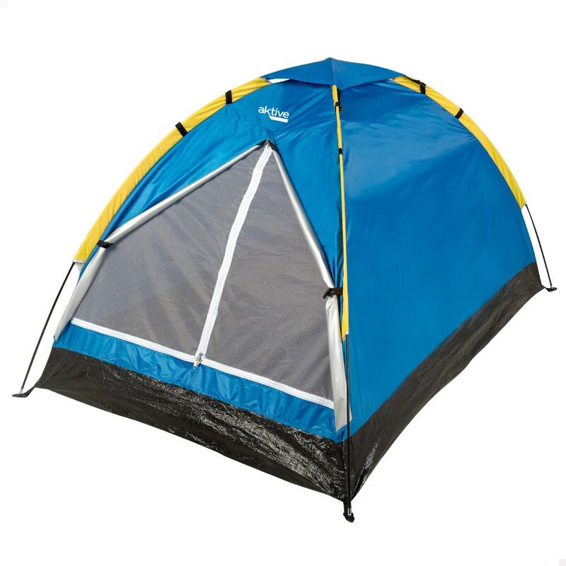 Tente pour 2 personnes 200x120x100 cm couleur bleue
