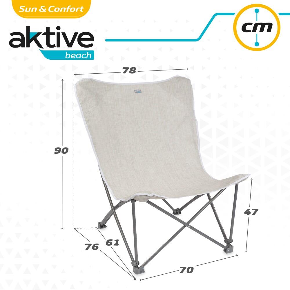 Sillón plegable camping Aktive 5/6
