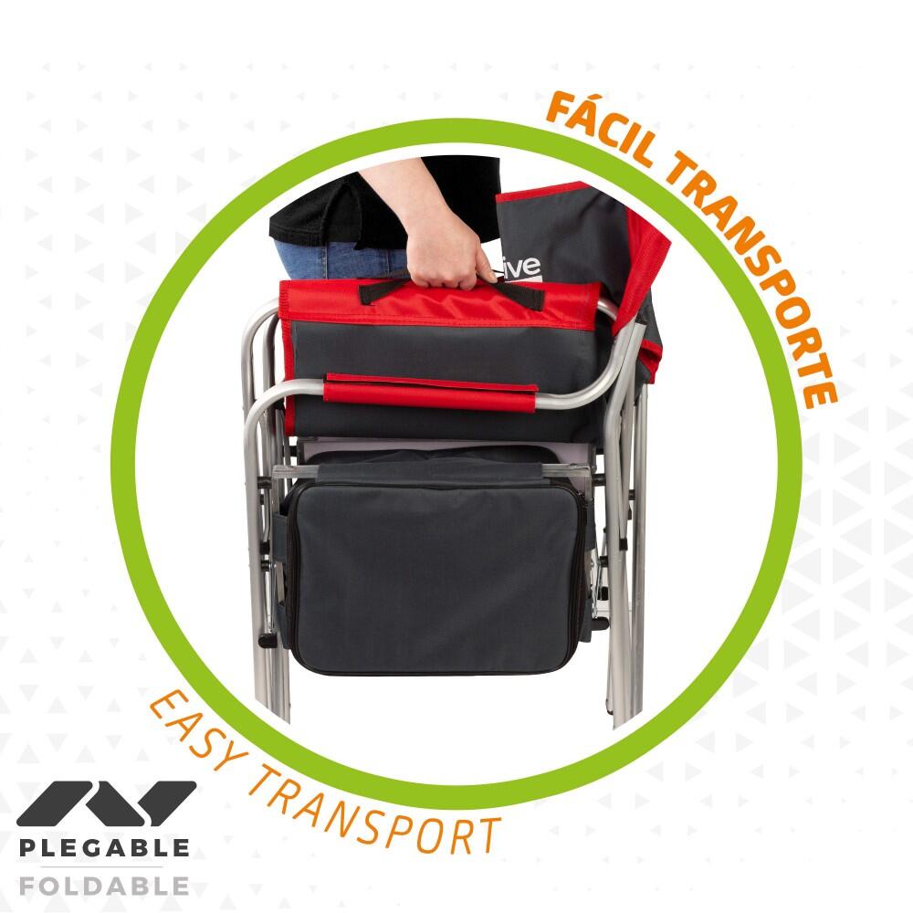 Pack 2 sedie regista da campeggio con tavolo e borsa frigo Aktive 5/7