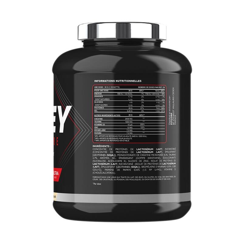 WHEY HARDCORE (2kg) | Vanille Chocolat Blanc