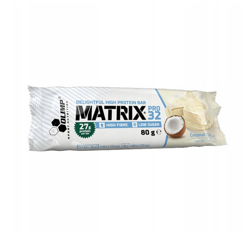 Baton proteinowy Olimp Matrix Pro 32 - 80 g Kokos