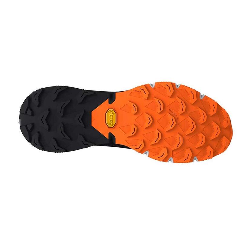 Ultra 100 Men's Trail Running Shoes - White/Black/Orange