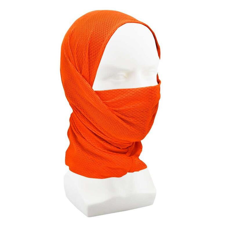 冰涼百變運動頸巾 - 橙色