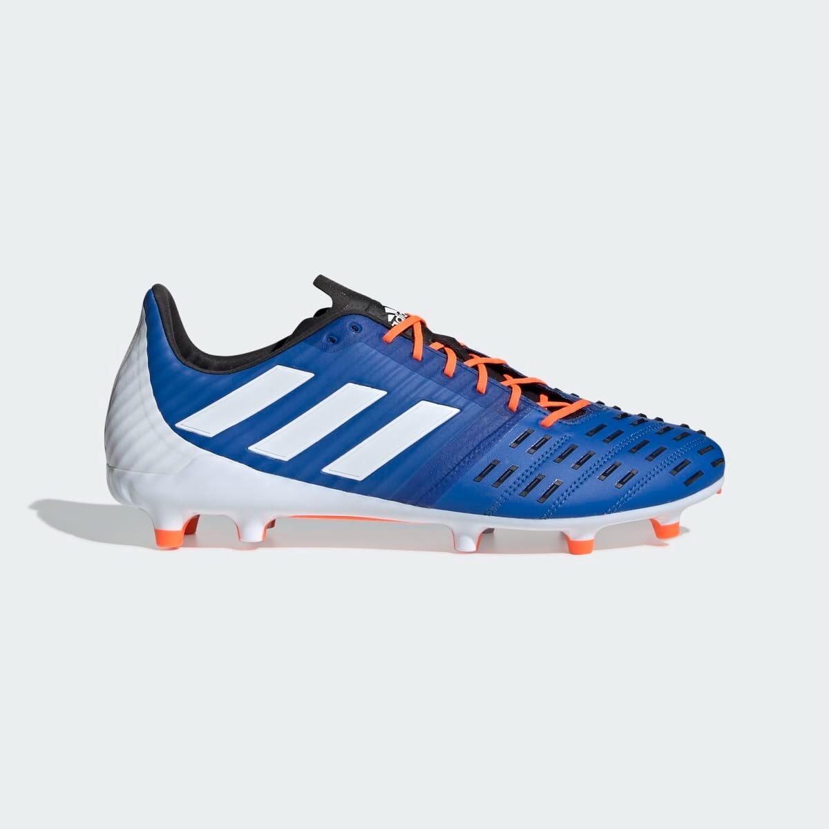 ADIDAS adidas Adults Predator Malice Control Firm Ground Rugby Boots Blue