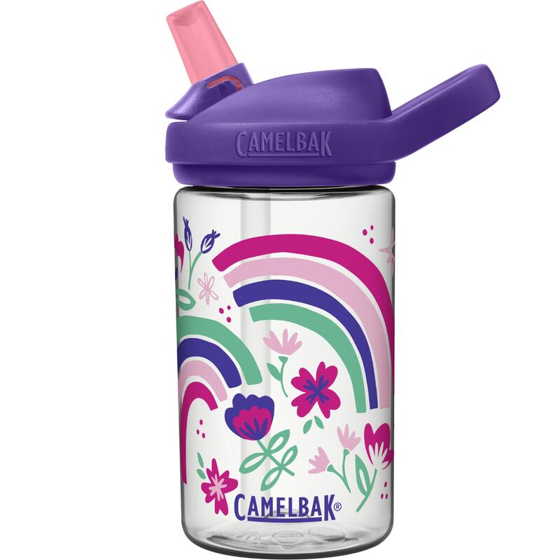 Bidon CAMELBAK Eddy+ Kids Bottle with Tritan™ Renew - Rainbow Floral, 14OZ