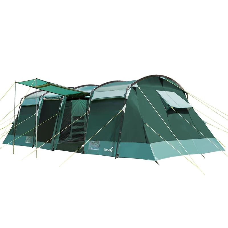 Tente familiale tunnel Montana 10 Sleeper - 10 personnes - 2 cabines sombres