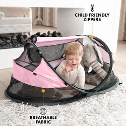 Baby Luxe Camping - Incluye colchón autoinflable Negro | Decathlon