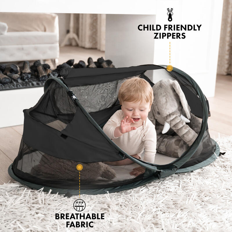 Baby Luxe Camping - Incluye colchón autoinflable Negro | Decathlon