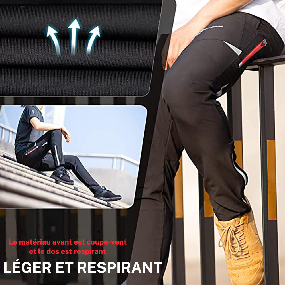 Pantalons de cyclisme Unisexe Coupe-vent Vêtement d'extérieur Vélo VTT Randonnée 5/6